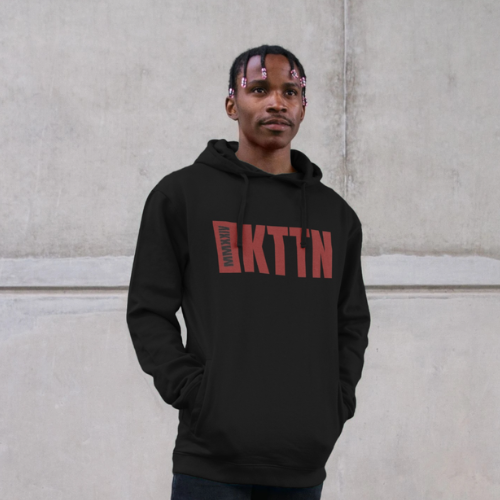 Recycled Organic Men’s Hoodie in Black | Non-Toxic Fibres & Circular Economy