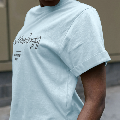 Relaxed Fit Light Blue T-Shirt