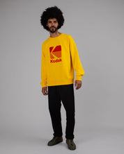 Kodak Logo Sweatshirt Yellow