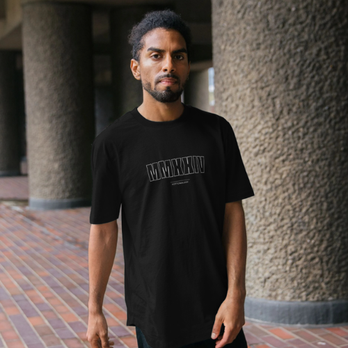Mens MMXXIV Longline T-Shirt in Black