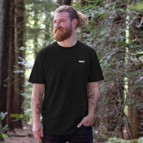 Mens Black MMXXIV Longline T-Shirt