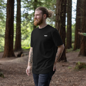 Mens Black MMXXIV Longline T-Shirt