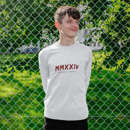 Boys Long Sleeve T-Shirt in White