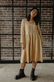 Lapland mid-length linen dress