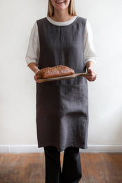 Pinafore linen apron