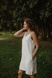 Linen slip dress ZOE