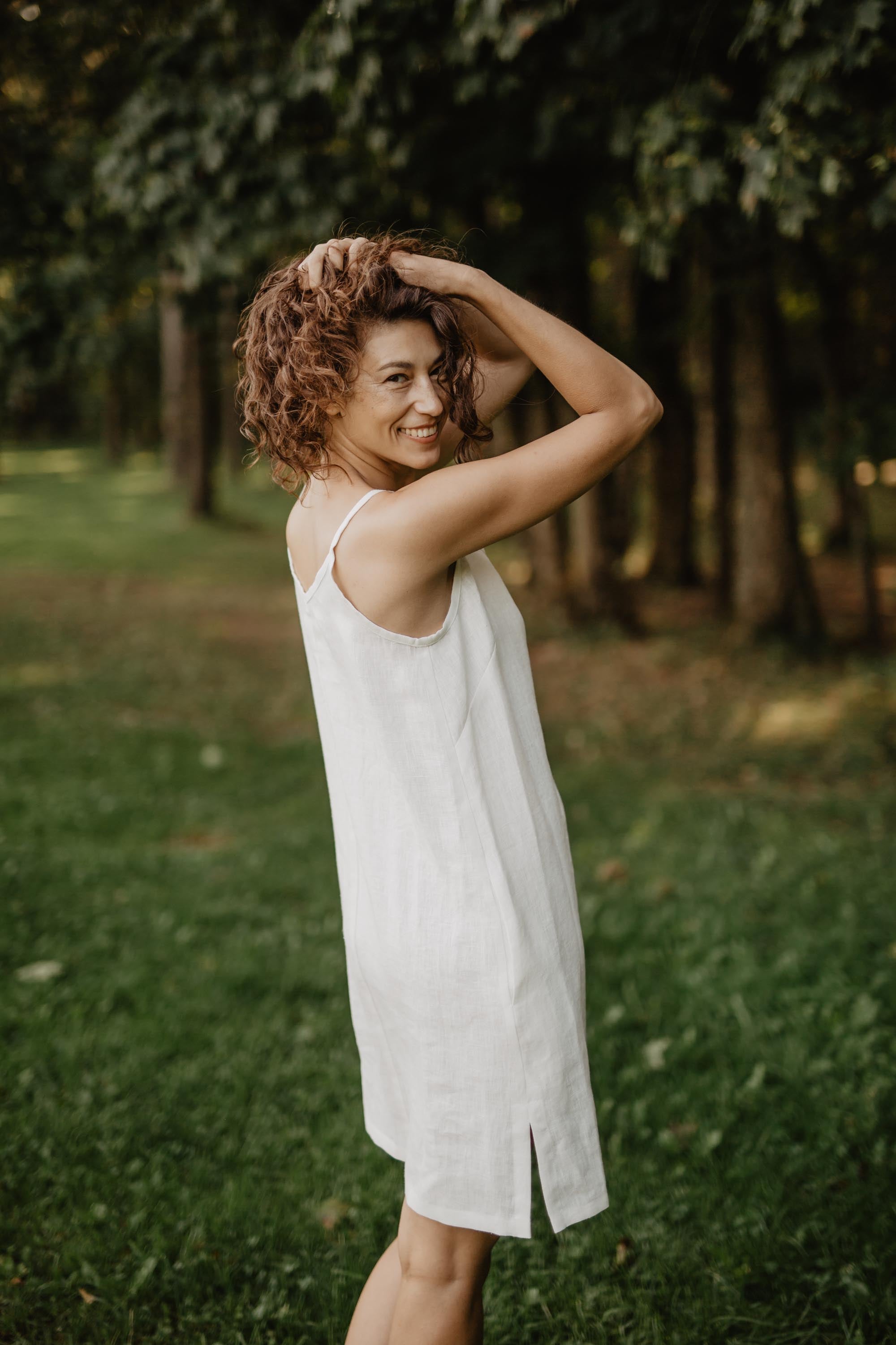 Linen slip dress ZOE