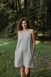 Linen slip dress ZOE