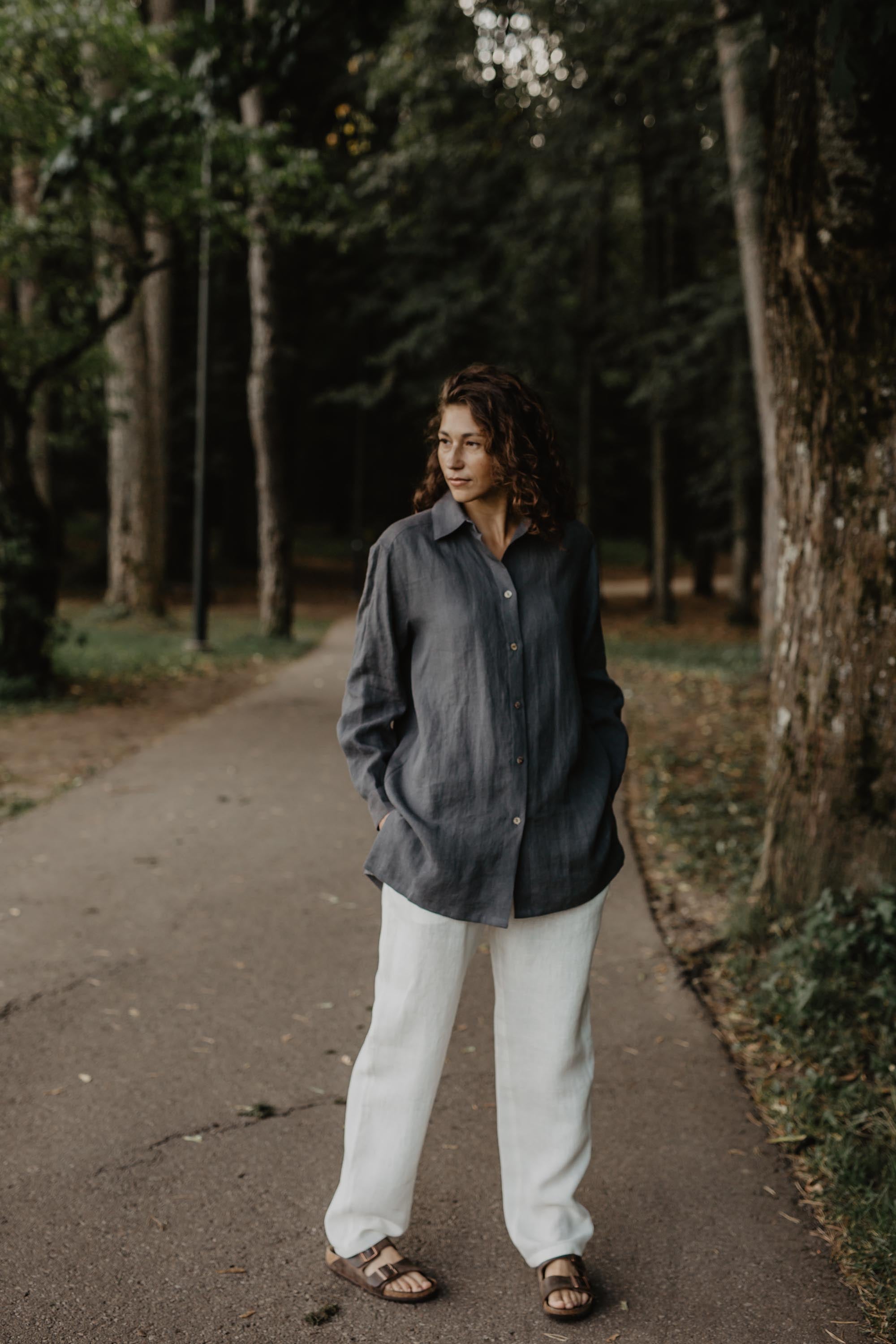 Linen oversized shirt Marrakesh