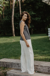 Oulu super long linen pants