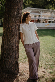 Linen summer shirt SCARLETT