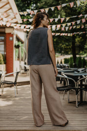 Oulu super long linen pants