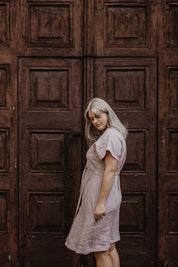 Linen wrap dress Rome