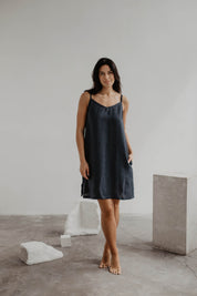 Linen slip dress ZOE