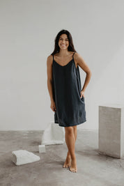 Linen slip dress ZOE