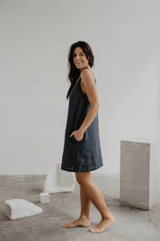 Linen slip dress ZOE