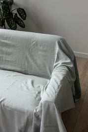 Linen couch cover