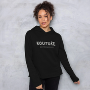Womens Recycled Organic Cotton Kottonology Relaxed-Fit Hoodie in Black