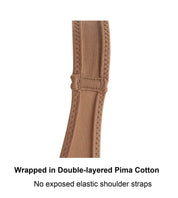 Ivory - Full Cup Front Closure Silk & Organic Cotton Wireless Bra