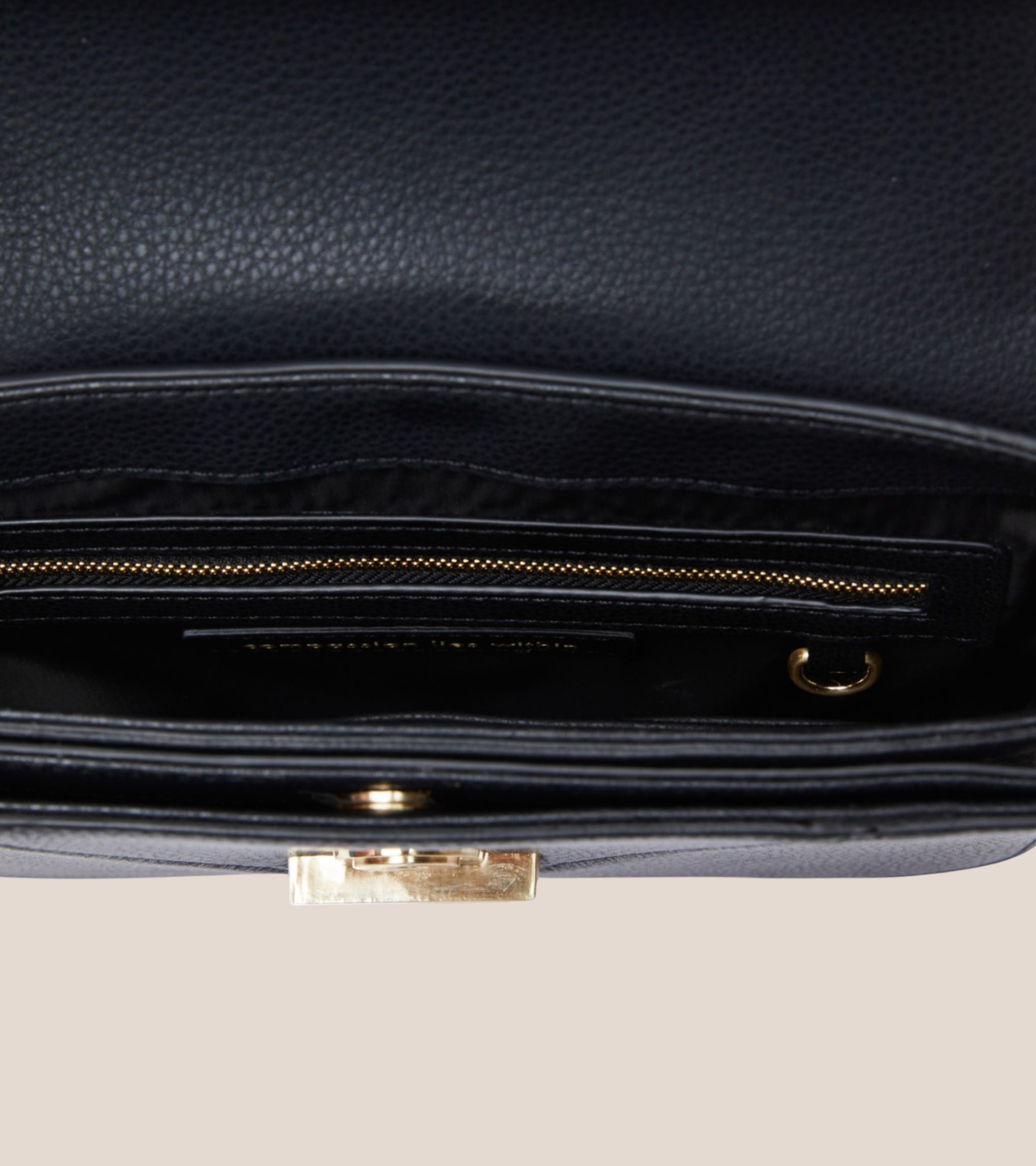 Margot Vegan Bio-Based Bamboo Leather Crossbody in Black