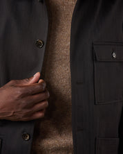 Batch 06 - Mens Dark Chocolate Wool Herringbone Jacket