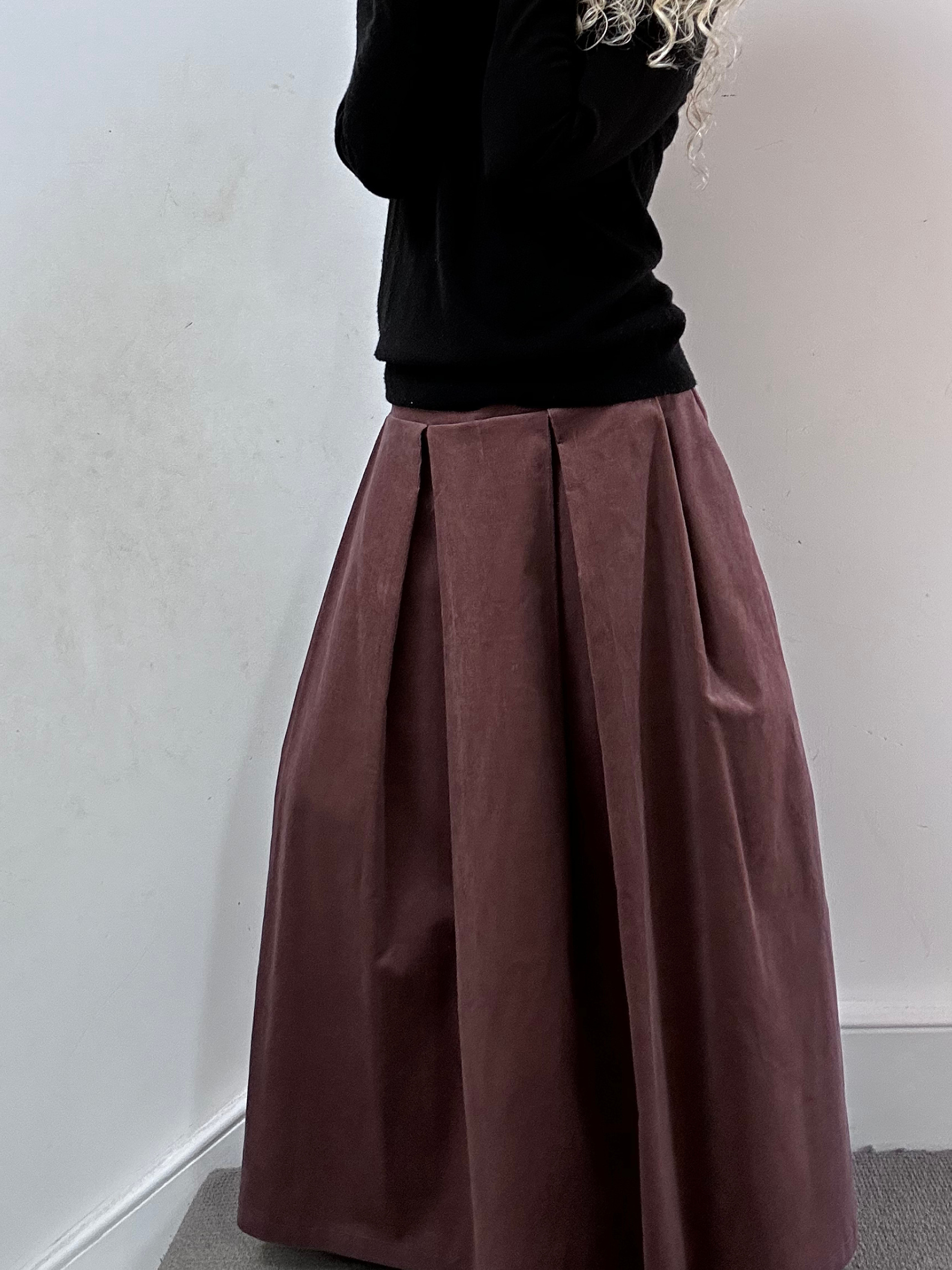 VALERY MAXI SKIRT Corduroy