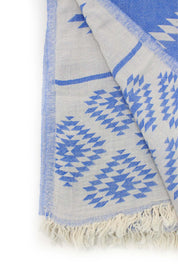 Pestemal Greek Absorbent Towels | Marina Blue