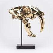 Polished Bronze Sabertooth Tiger