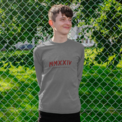 Boys Long Sleeve T-Shirt in Athletic Grey
