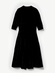 TALITHA MIDI DRESS  Organic Cotton Black