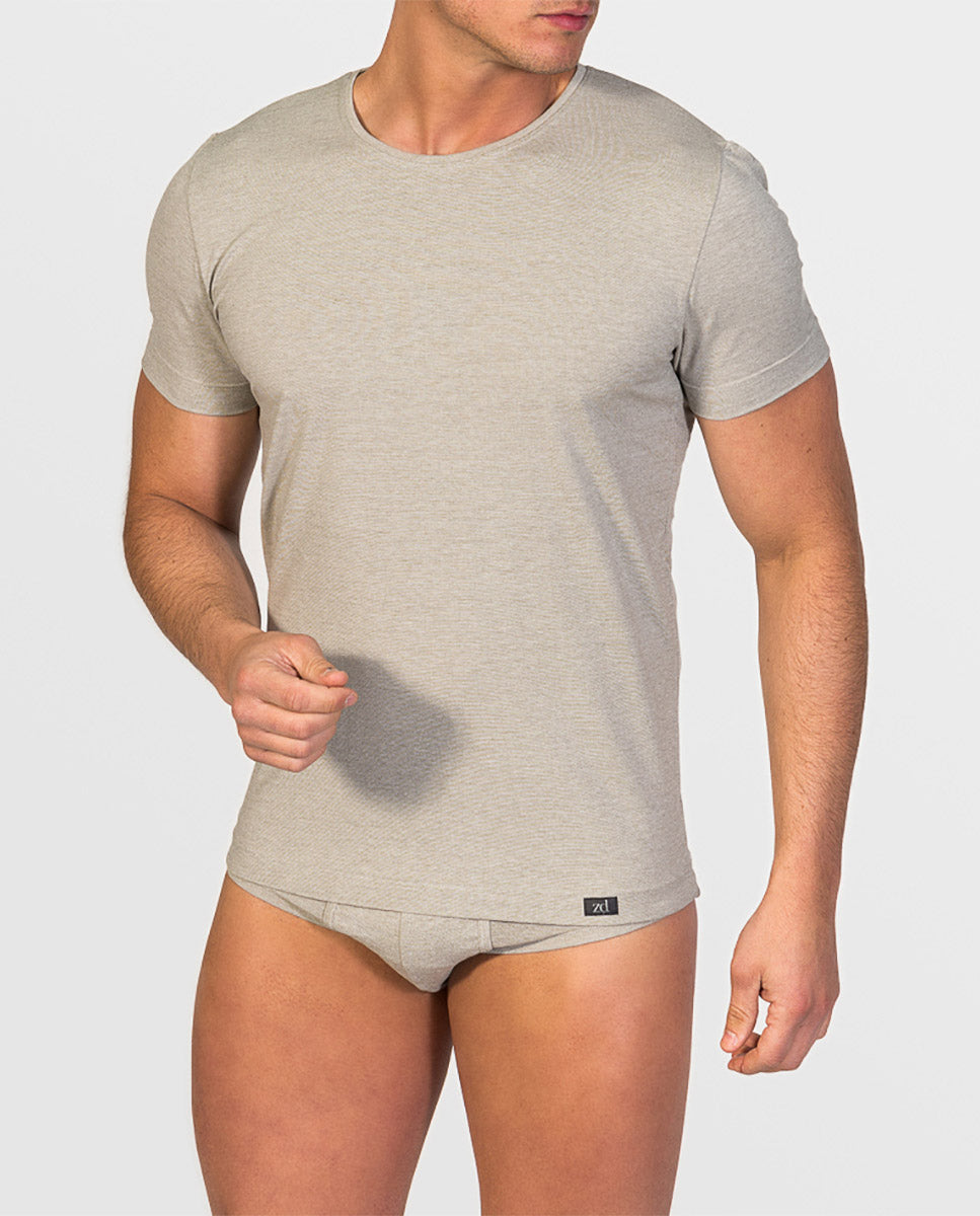 Ceres Crew-Neck Soya Yarn Undershirt