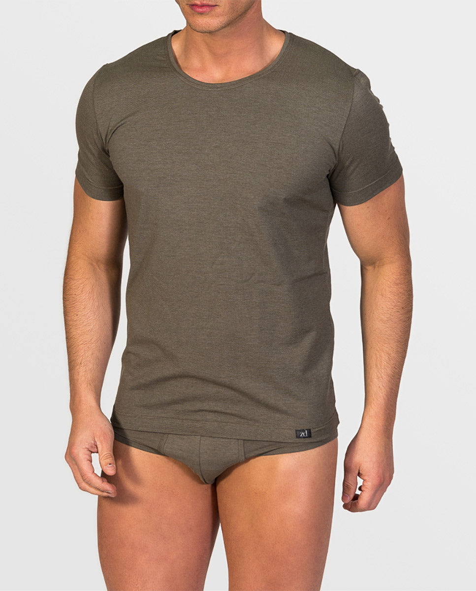 Ceres Crew-Neck Soya Yarn Undershirt