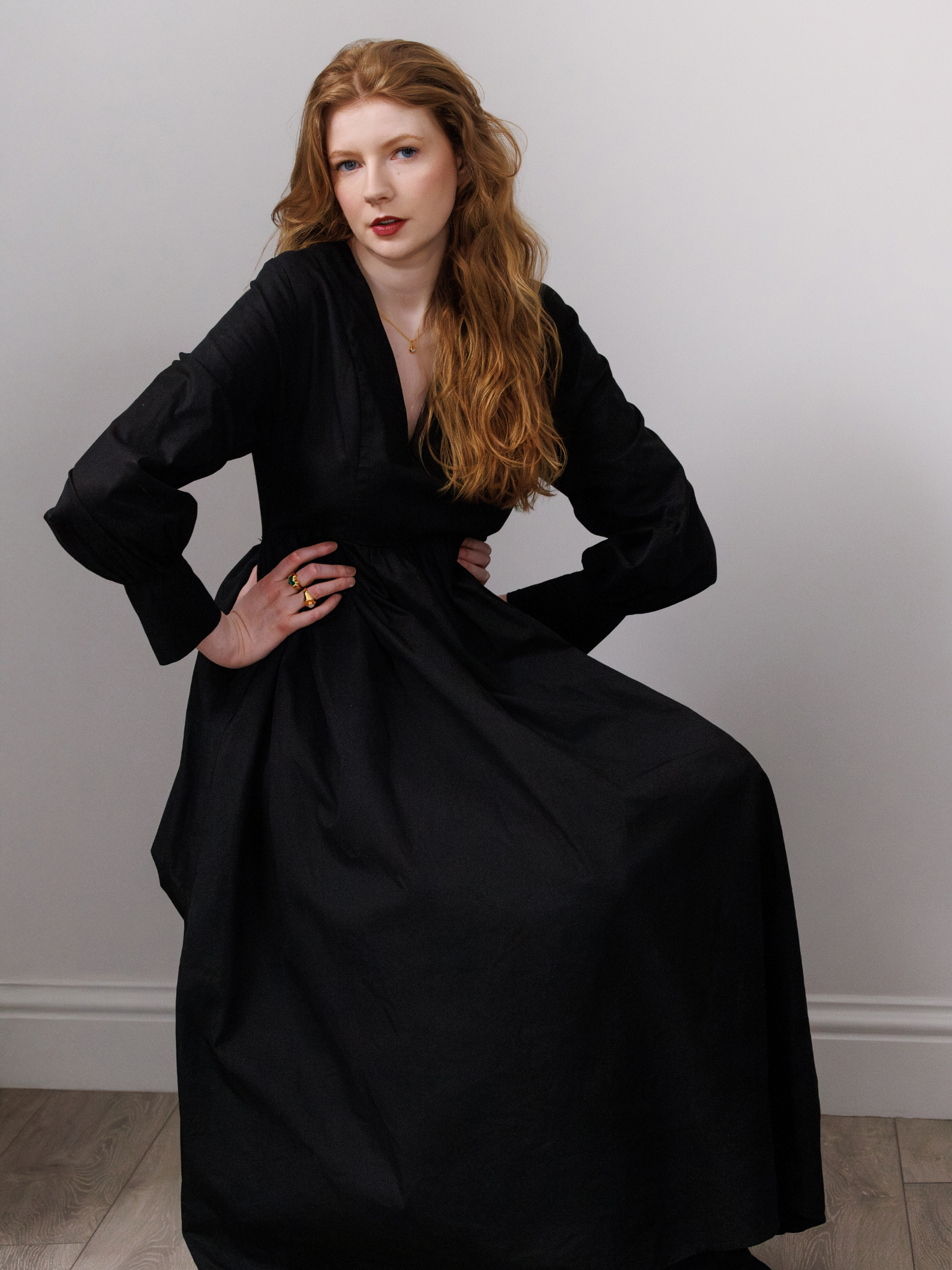 MICHELLE MAXI DRESS Organic Cotton Black