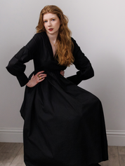 MICHELLE MAXI DRESS Organic Cotton Black