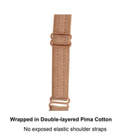 Ivory-Supportive Non-Wired Silk & Organic Cotton Full Cup Bra With Removable Paddings