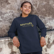 Girls Navy Sweatshirt