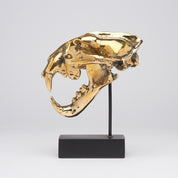 Polished Bronze Snow Leopard