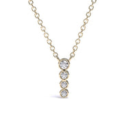 Circinius 4 Diamond Line Necklace