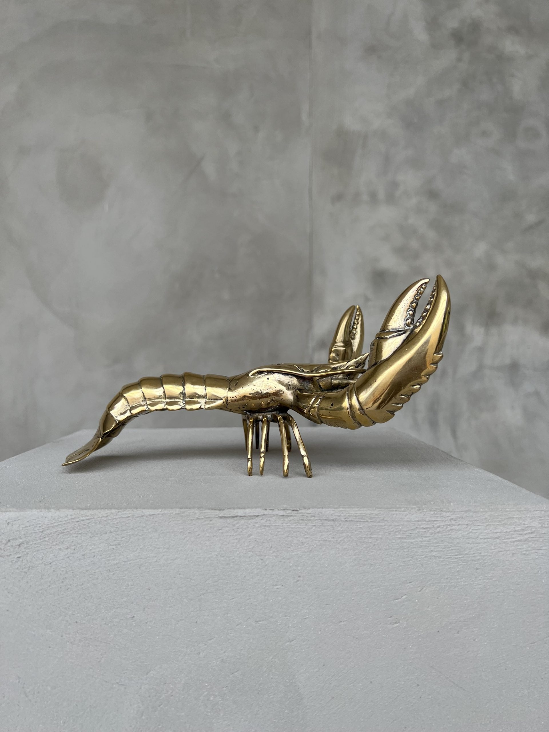 Small Polished Bronze Lobster