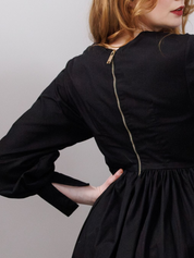 MICHELLE MAXI DRESS Organic Cotton Black