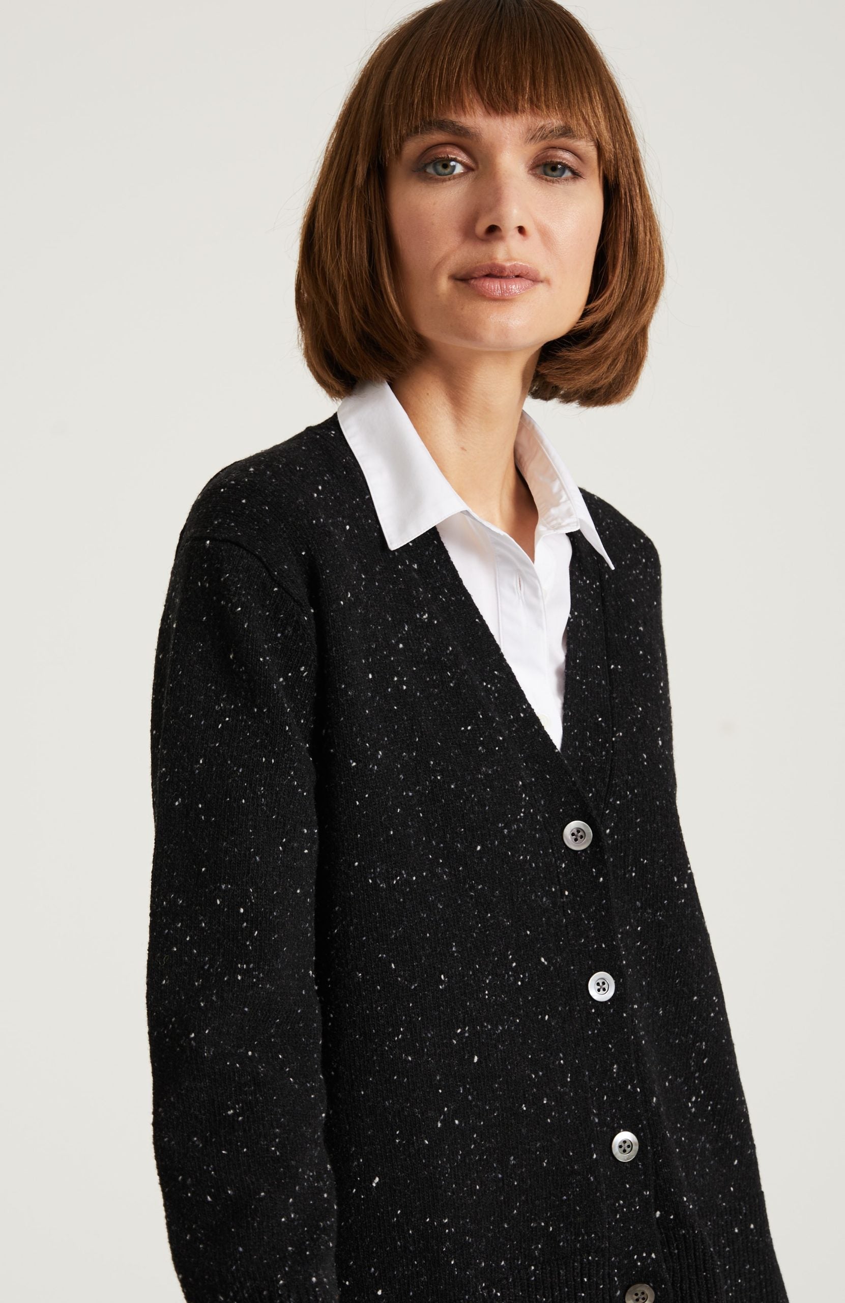 Granddad Cardigan, Black