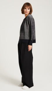 Liquorice Rib Jumper