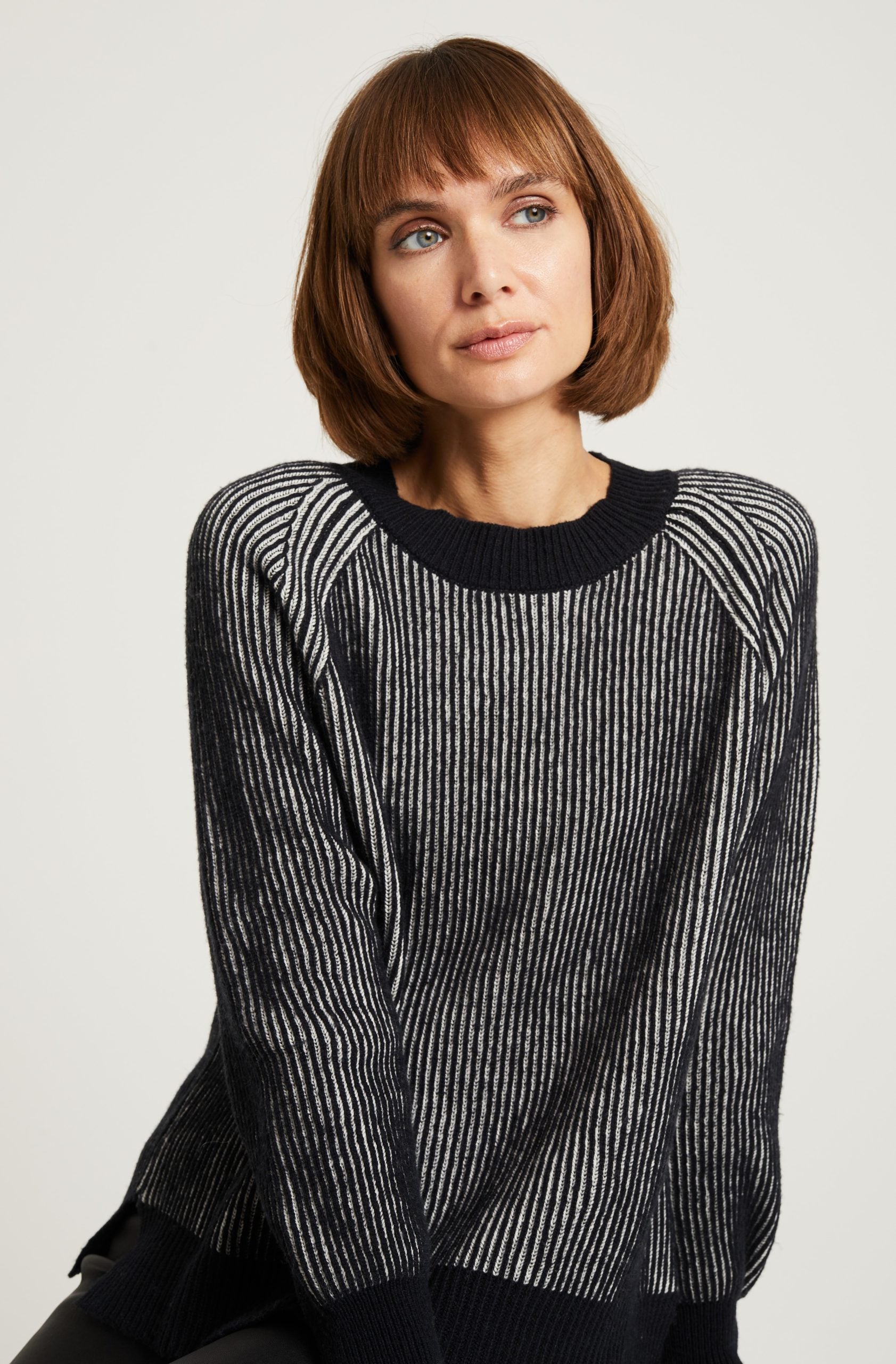 Liquorice Rib Jumper