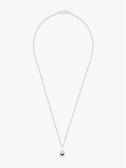 DARYL MINI NECKLACE  Sterling Silver - Red Tiger Eye