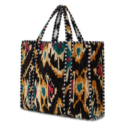 The Ultimate Ikat Velvet Tote