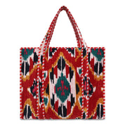 The Ultimate Ikat Velvet Tote