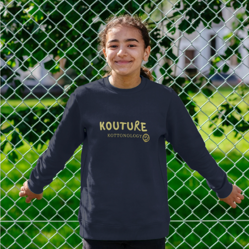 Girls Navy Sweatshirt