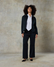 Womens Petrol Cotton Trouser