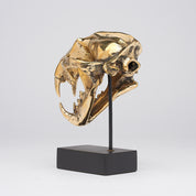 Polished Bronze Snow Leopard