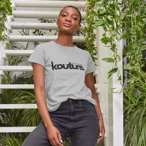 Womens Grey Organic Cotton Kottonology T-Shirt